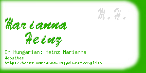 marianna heinz business card